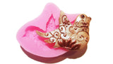 Bird Floral Silicone Mould