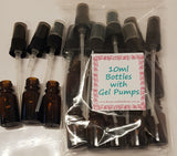 10ml Amber Glass Bottle with Gel Pump