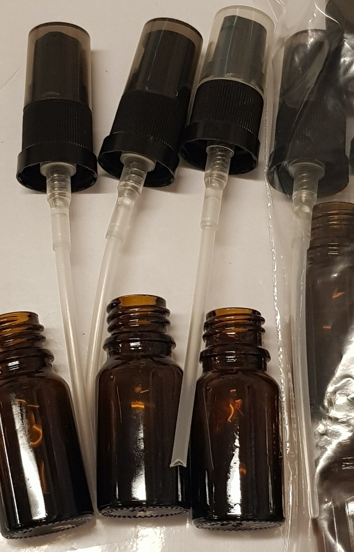 10ml Amber Glass Bottle with Gel Pump