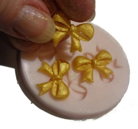 Bows Mini (3 cavity) Silicone Mould