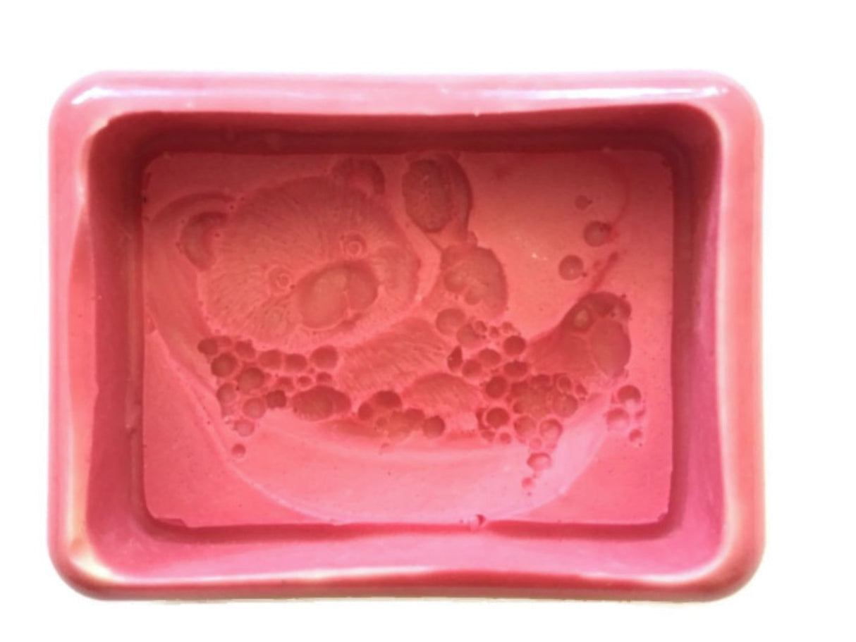 Bubble Bear Bathing Silicone Mould