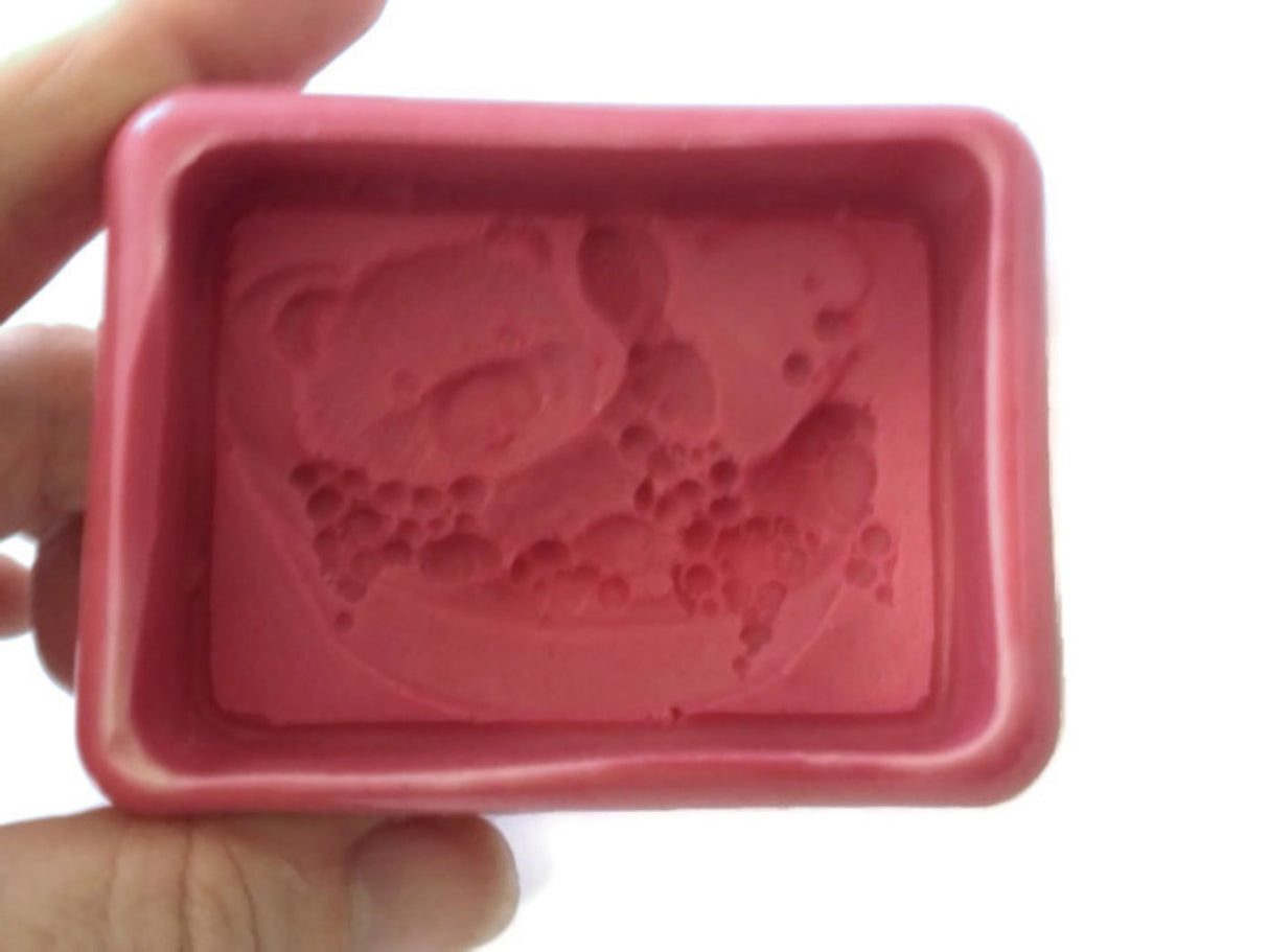 Bubble Bear Bathing Silicone Mould