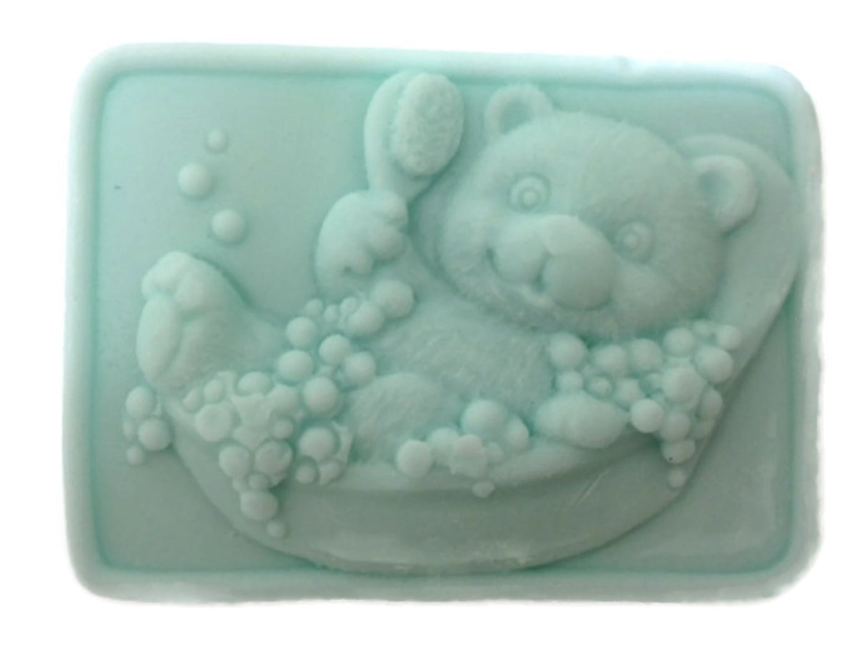 Bubble Bear Bathing Silicone Mould