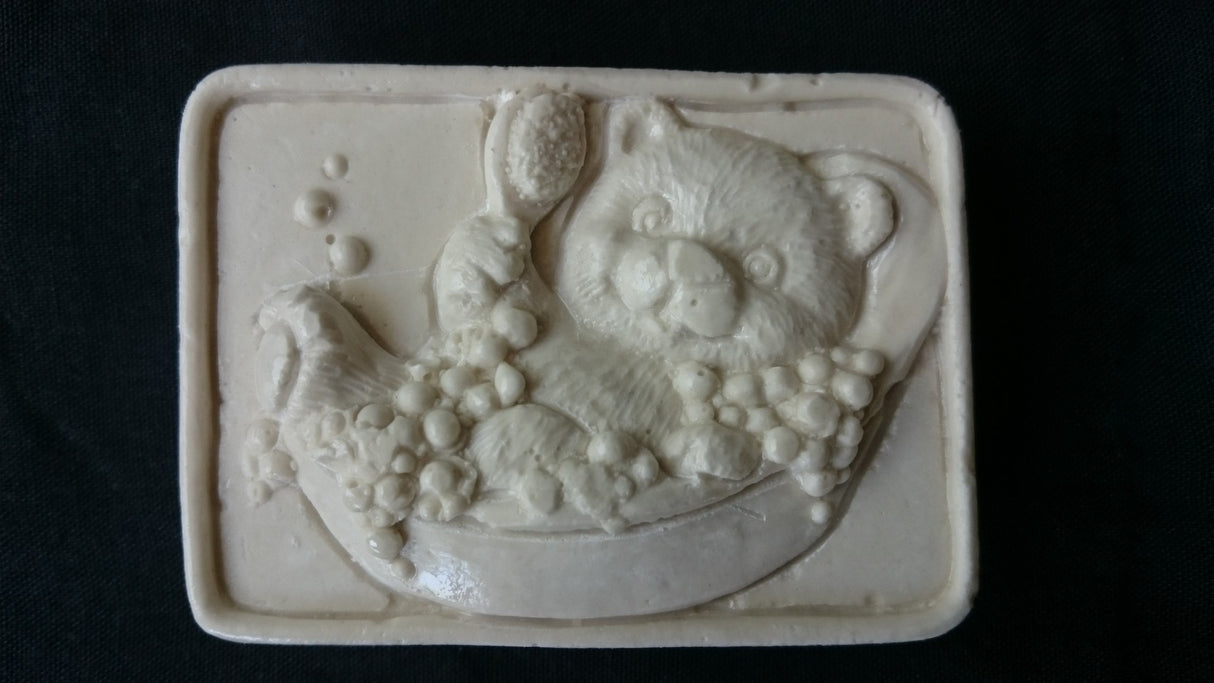 Bubble Bear Bathing Silicone Mould