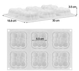 Cloud Squares Silicone Mould