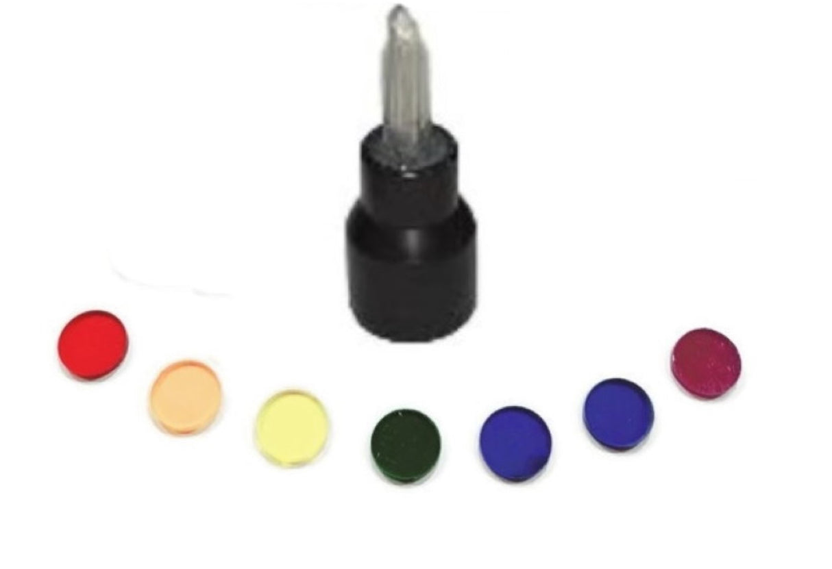 Crystal Light Balancing Torch, colour Discs, Tip REPLACEMENTS, MAGLIGHT GLOBES, BOX