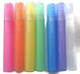 Perfume Spray Atomiser + Cap 8ml White Rainbow Chakra - set of 7