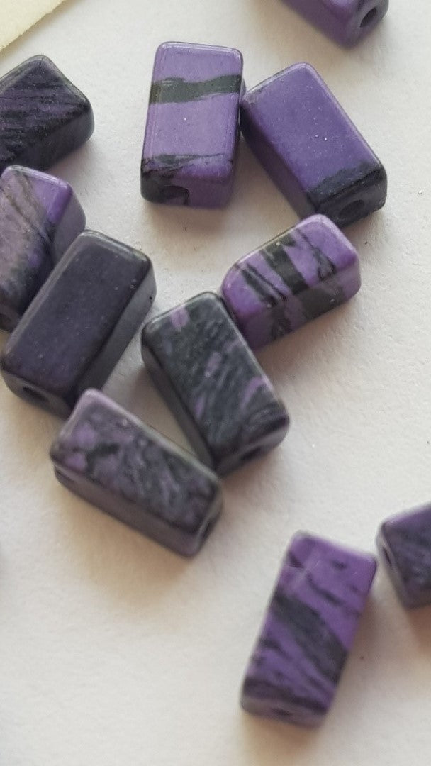 Charoite Tumbled Polished Gemstone Beads