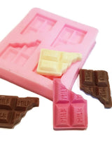 Chocolate Bar Bite Mini 4 cavity Silicone Mould