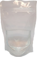 Clear Gusseted Stand Up Zip Lock Plastic Bags (110x170mm#1)