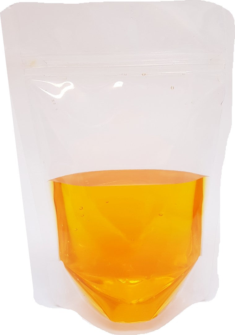 Clear Gusseted Stand Up Zip Lock Plastic Bags 1000gm-3kg (3.5L) (240x335#5)