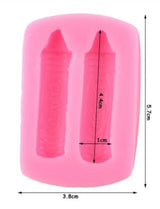 Crayons Mini (2 cavities) Silicone Soap Mould