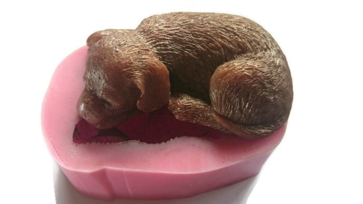 Dog Sleeping Silicone Mould