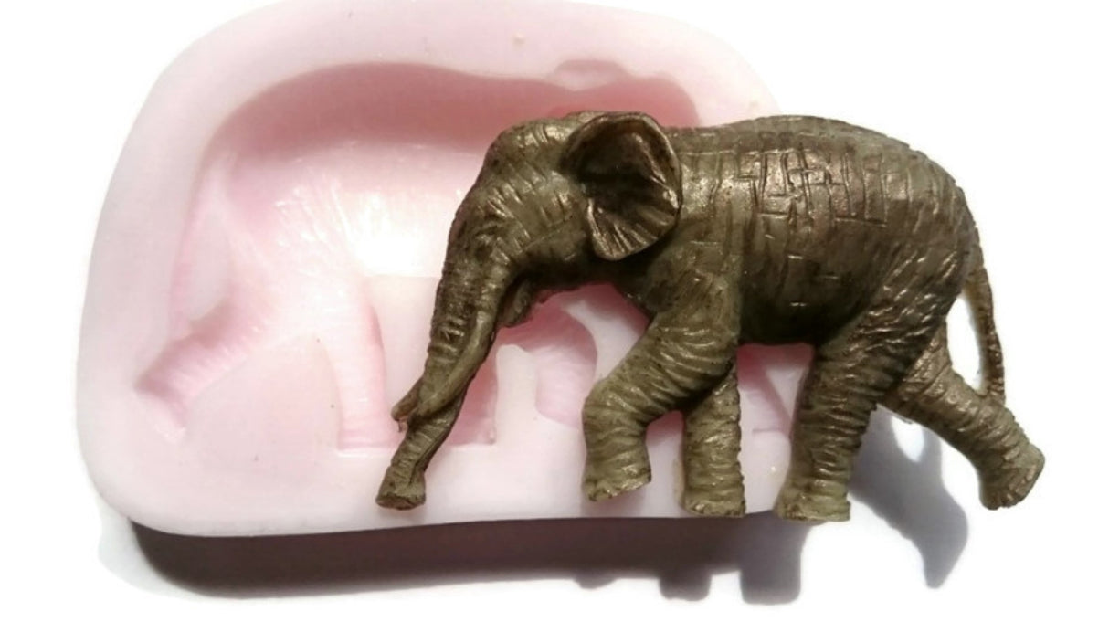 Elephant Walking Silicone Mould