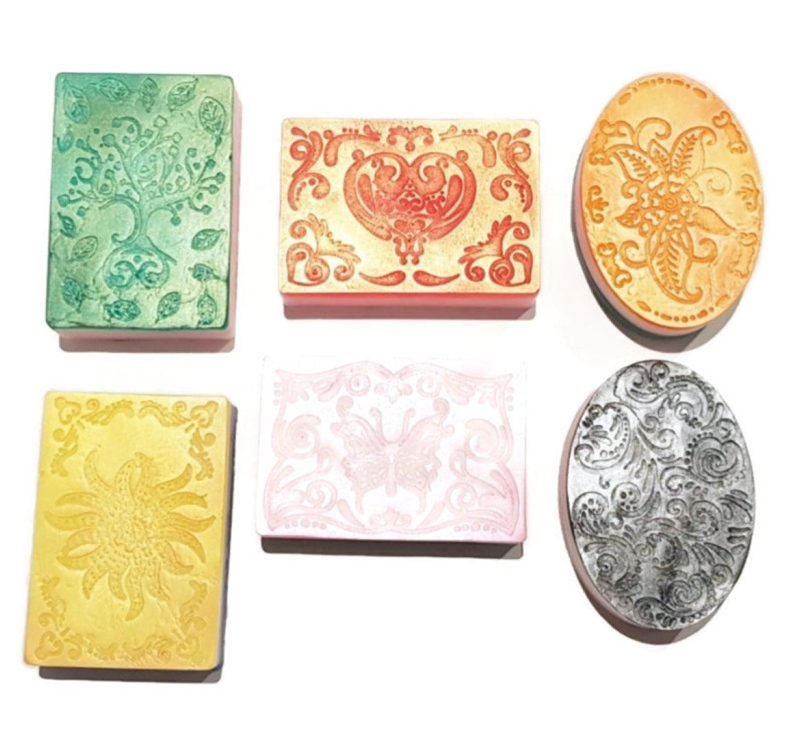 Embellished Filigree Rectangles/Ovals Silicone Mould