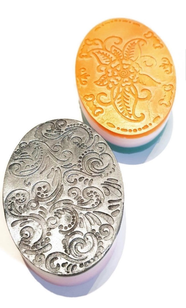 Embellished Filigree Rectangles/Ovals Silicone Mould