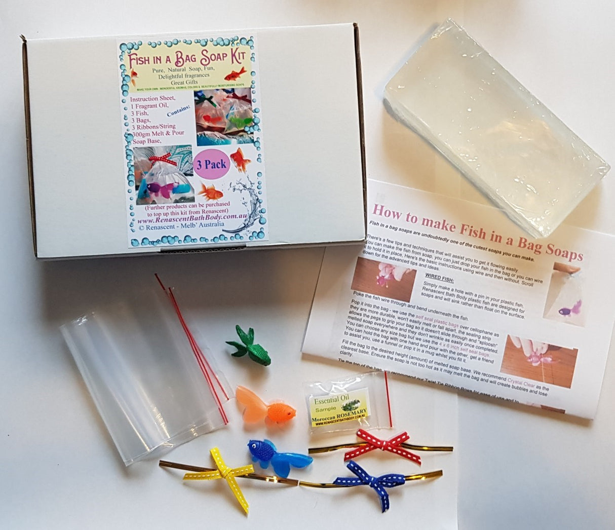 Fish In A Bag DIY Soap Making STARTER Kit