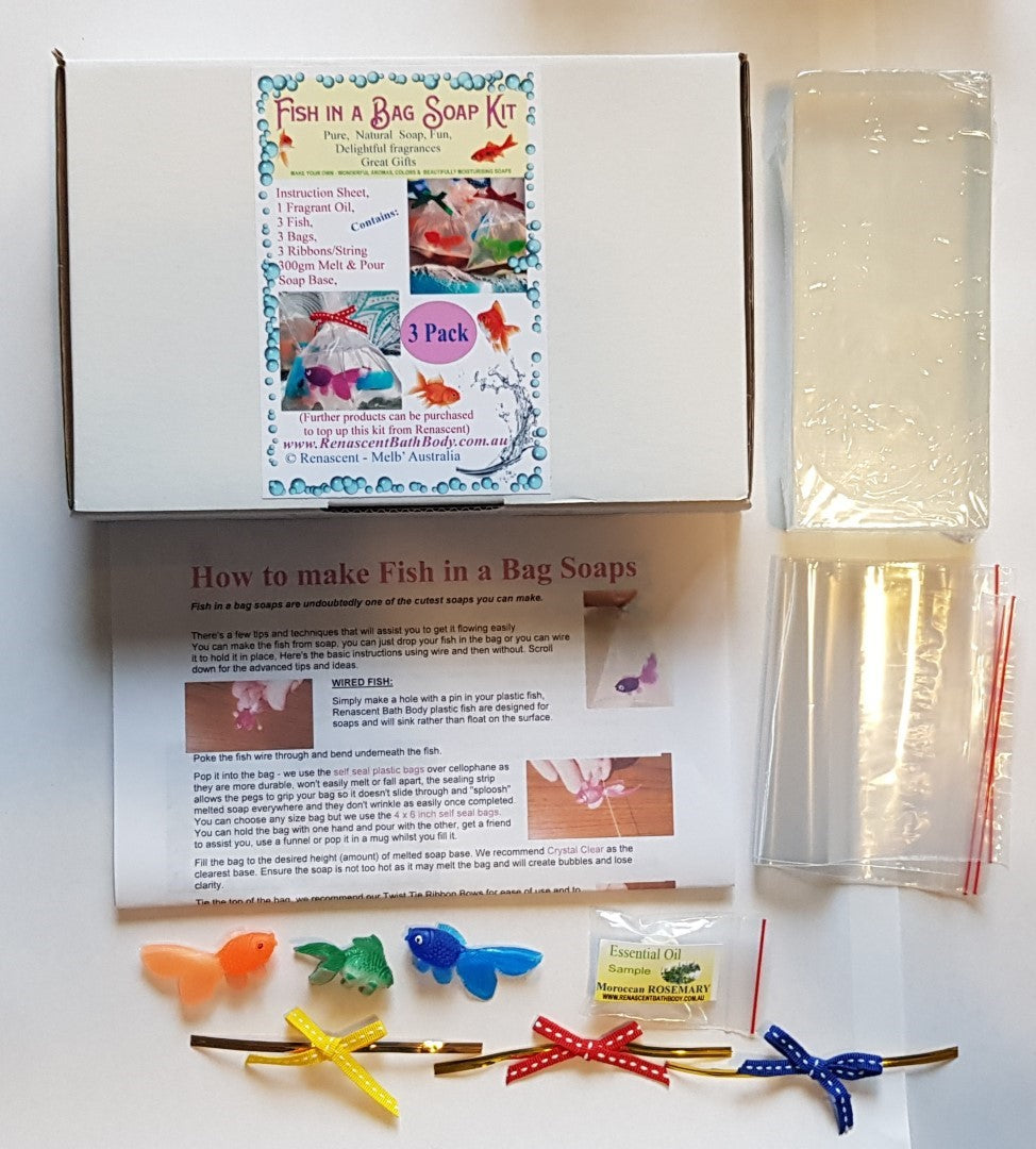 Fish In A Bag DIY Soap Making STARTER Kit