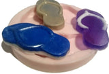 Flip Flop Mini / Thong (3 Cavity) Silicone Mould