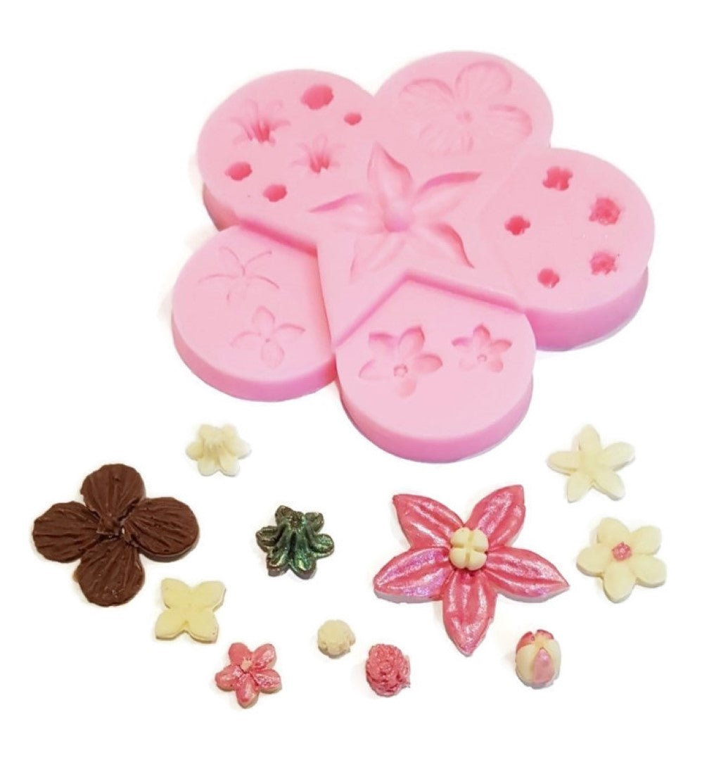 Floral Bouquet Mini Silicone Mould