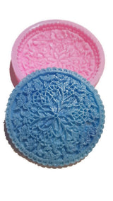 Floral Disc Silicone Mould