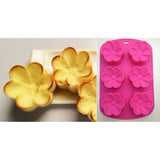 Frangipani (6 Cavity) Silicone Mould