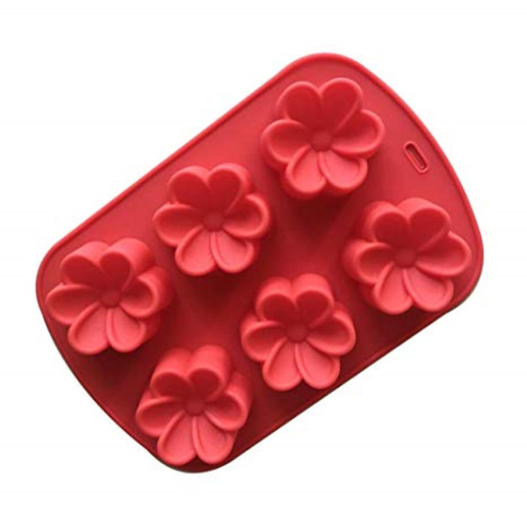 Frangipani (6 Cavity) Silicone Mould