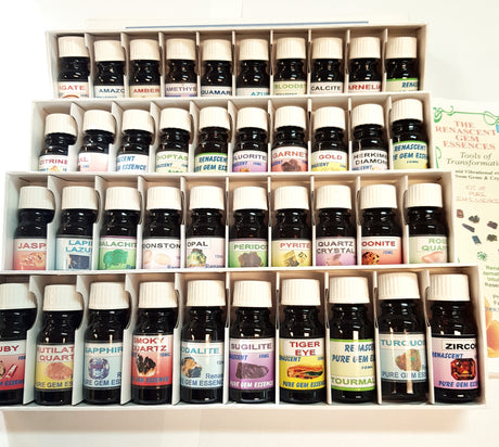 Gem Essences - 40 Varieties, Stock Strength 10ml