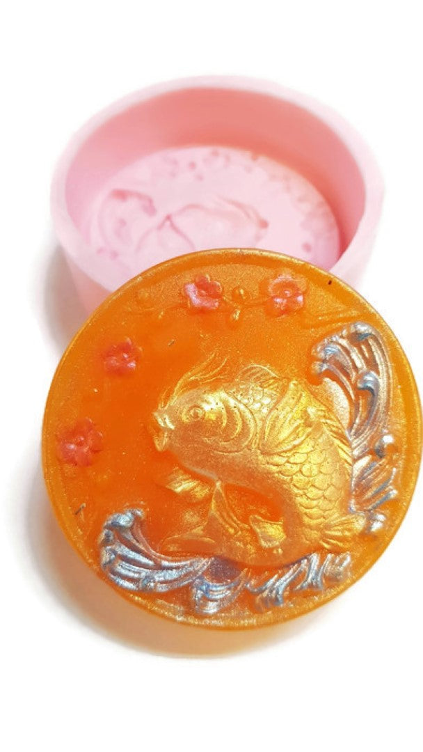 GoldFish Leaping Pond Silicone Mould