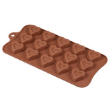 Heart Flourish Chocolate Silicone Mould