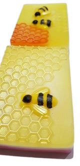 Honeybee Rectangle 6 cavity Silicone Mould