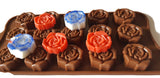 Rose Vintage Silicone Mould (Mini) 15 cavities