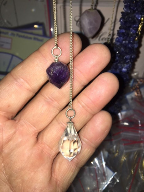 Faceted Gemstone Pendulum