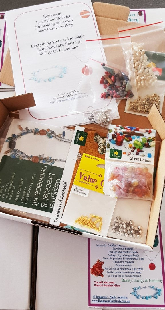 Jewellery Making Kit - Gems Crystals