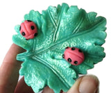 Ladybug - Leaf Silicone Mould