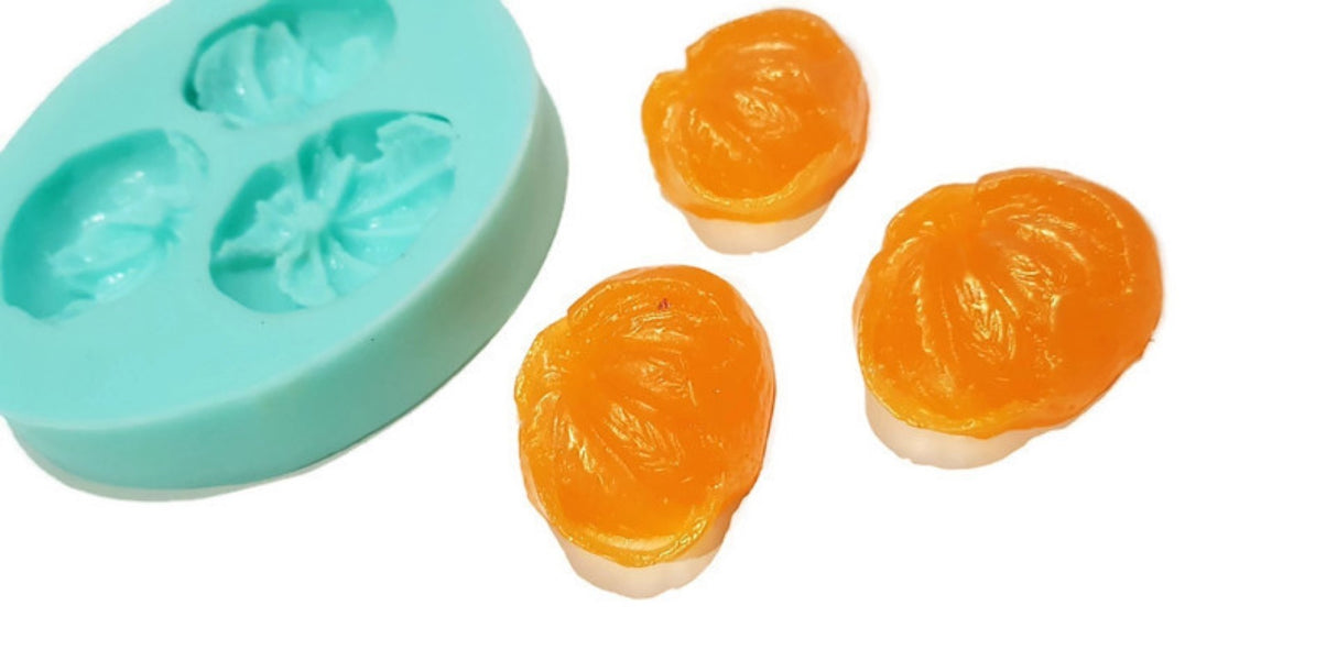 Mandarin Peeling Mini Silicone Mould (3 cavity)