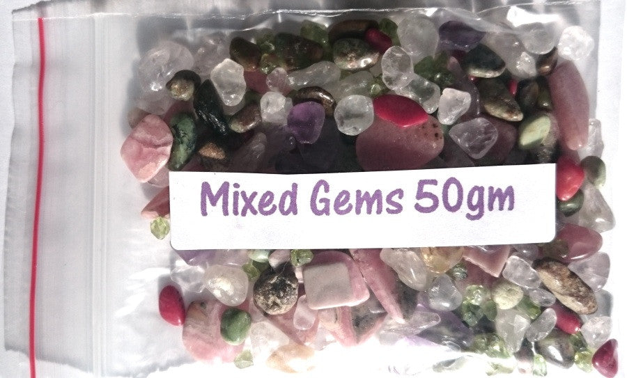 Tumbled Gem Chips Tiny 500gm (Half a kilo) - You Choose Stones