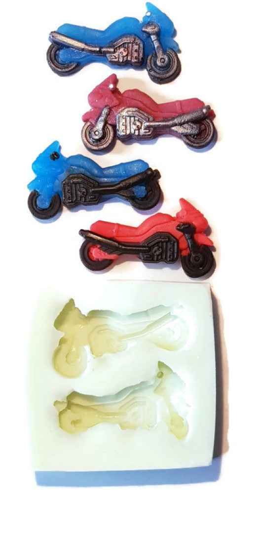 Motorbikes Mini Silicone Mould