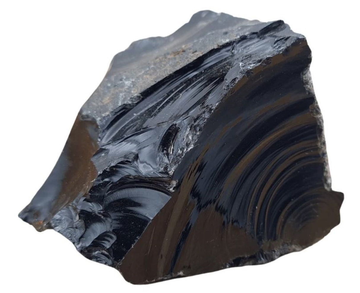 Obsidian Natural Rough Gemstone Specimen