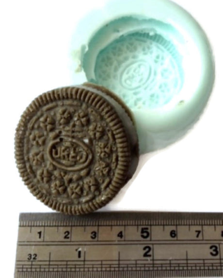 Chocolate Cookie Round Biscuit Silicone Mould