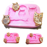 Owls Branches Silicone Mould