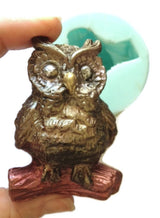 Owl on a Log Silicone Soap Mould