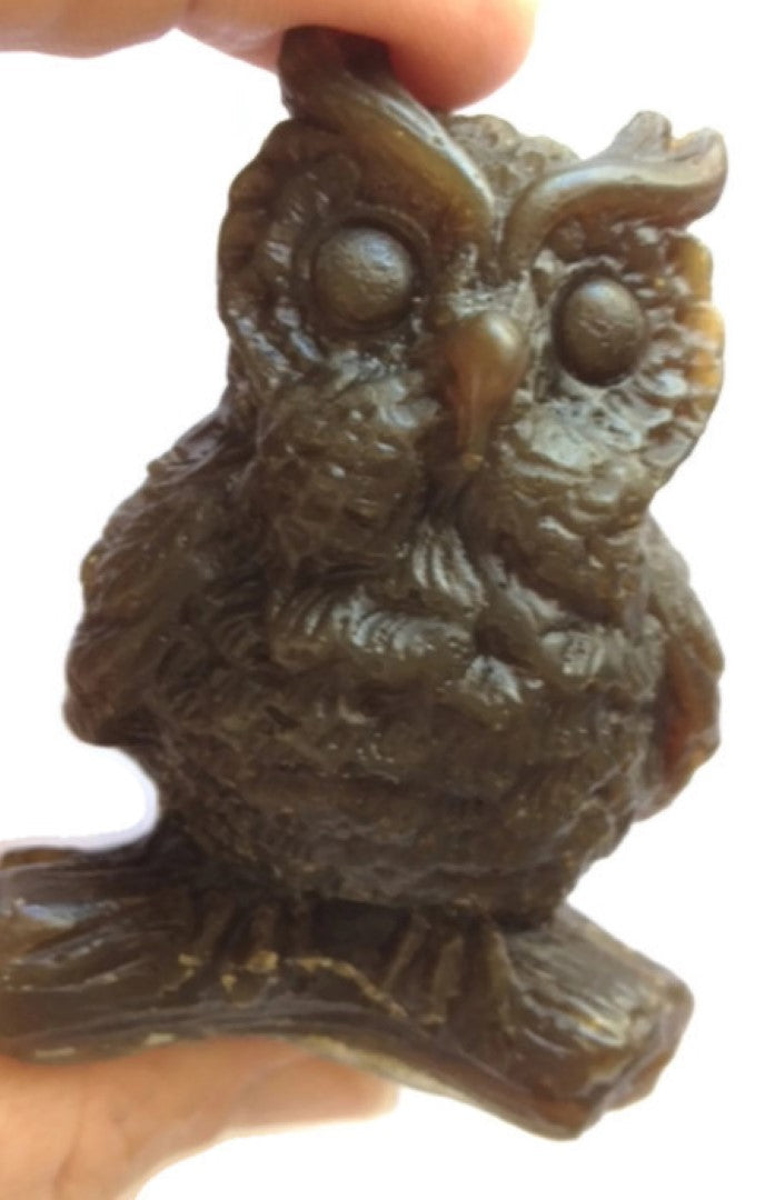 Owl on a Log Silicone Soap Mould