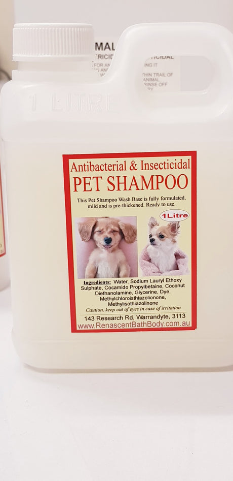 Antibacterial Insecticidal Pet Shampoo Liquid Soap Base