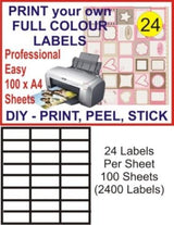 14 x 100 Address Mailing Label  Peel + Stick 50% Off