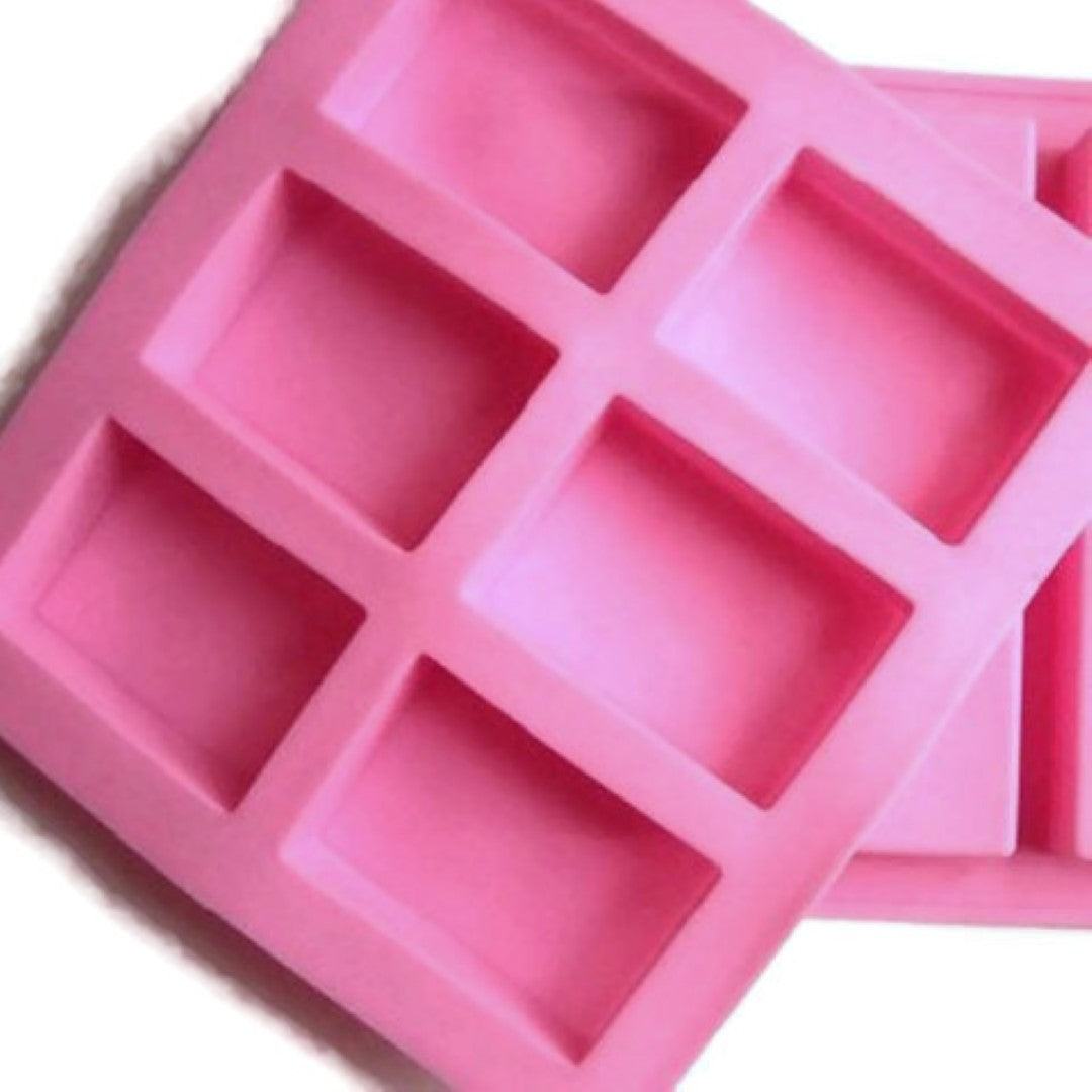 Rectangle (6 Cavity) Silicone Soap Mould