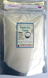 Rice Powder, French Milled Style Organic - Exfoliating