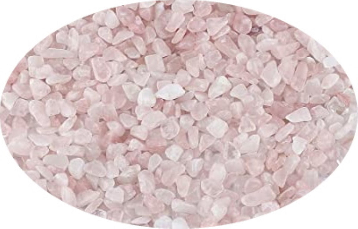 Rose Quartz Crystal Tiny Tumbled Polished Gemstone Specimen 100-500gms