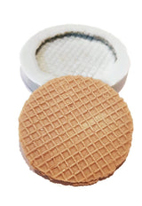 Waffle Wafer Round Biscuit Silicone Mould