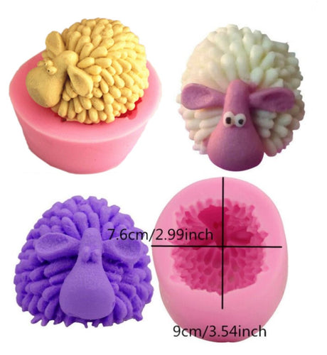 SHEEP GOAT WOOLY Silicone Mould